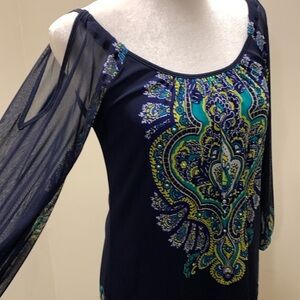 INC Cold Shoulder Top NWOT